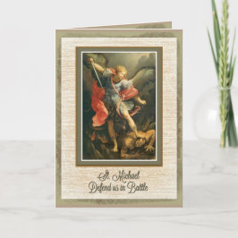St. Michael the Archangel Prayer Kort