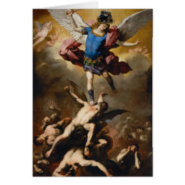 St. Michael the Archangel Prayer Saint Policemen Hälsningskort
