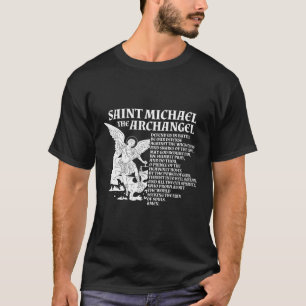 St Michael The Archangel Prayer T Shirt
