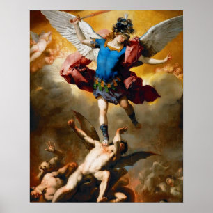 St Michael the Archangel Protector of Evil Poster