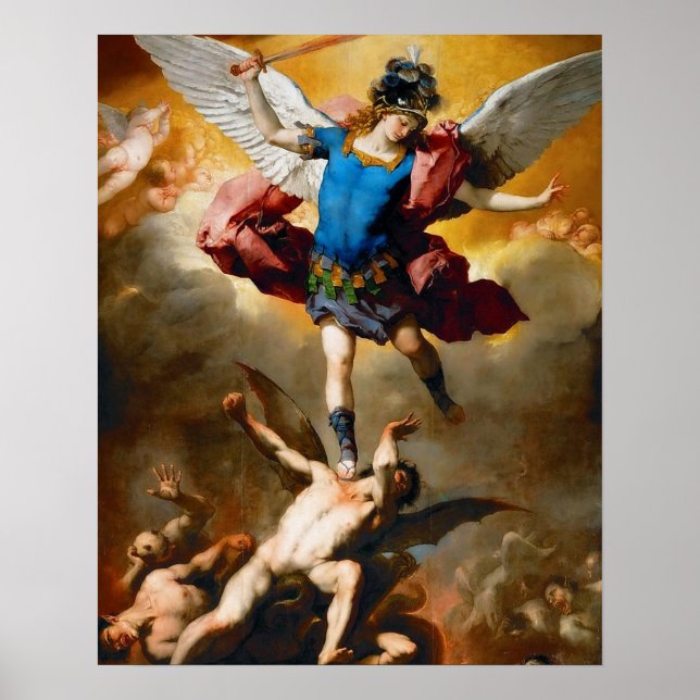 St Michael the Archangel Protector of Evil Poster (Framsidan)