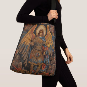 St. Michael the Archangel Religiösa Catholique Axelväska
