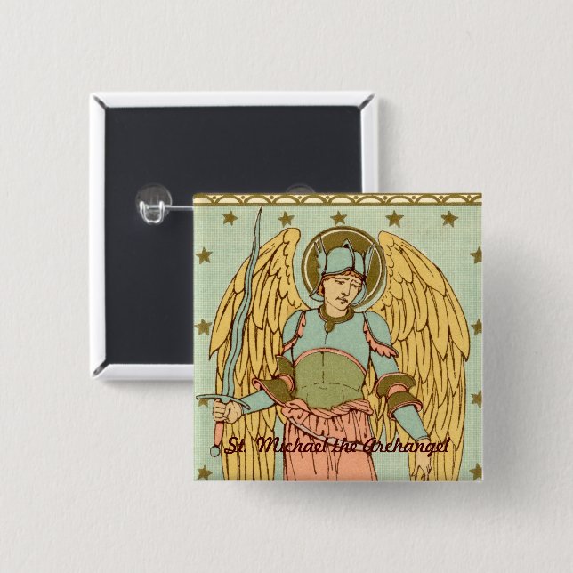 St. Michael the Archangel (RLS 12) Knapp (Framsida & baksida)