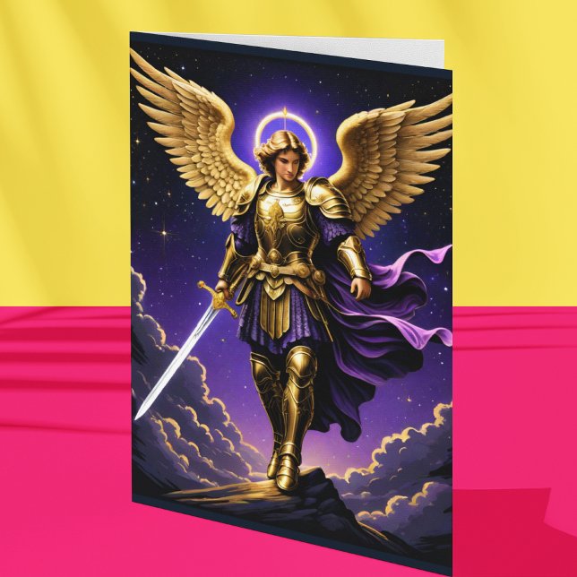 St. Michael the Archangel Roman Catholic Helgkort (Skapare uppladdad)