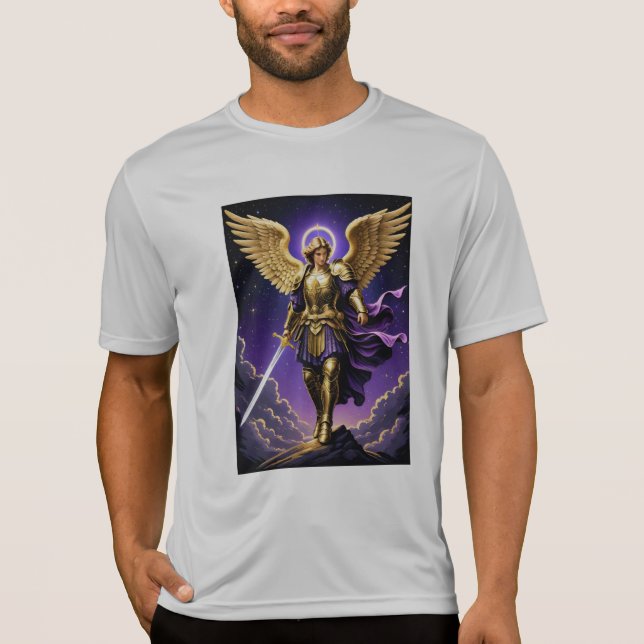 St. Michael the Archangel Roman Catholic T Shirt (Framsida)