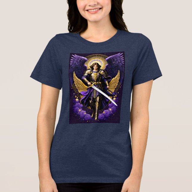 St. Michael the Archangel Roman Catholic T Shirt (Framsida)