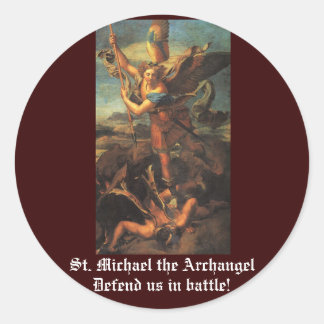 St. Michael the Archangel Runt Klistermärke