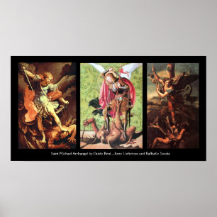 St MICHAEL THE ARCHANGEL-SAMLINGEN Poster