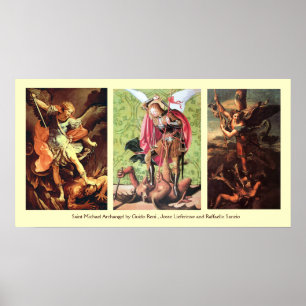 St MICHAEL THE ARCHANGEL-SAMLINGEN Poster