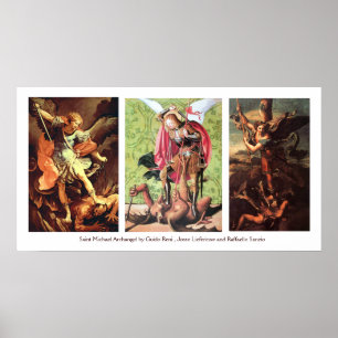 St MICHAEL THE ARCHANGEL-SAMLINGEN Poster