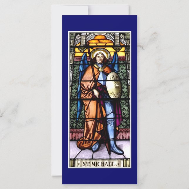 St. Michael The Archangel Stached Glass Window (Framsida)