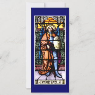 St. Michael The Archangel Stached Glass Window