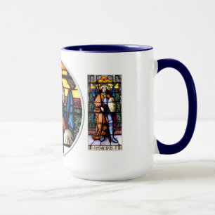 St. Michael The Archangel Stached Glass Window Mugg