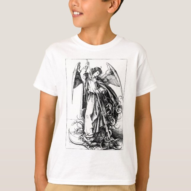 St. Michael the Archangel T Shirt (Framsida)