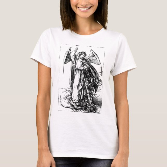 St. Michael the Archangel T Shirt (Framsida)