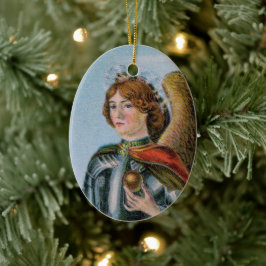 St. Michael the Archangel (uppgifter; M 017) Julgransprydnad Keramik
