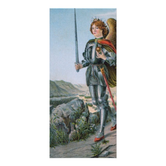 St. Michael the Archangel (uppgifter; M 017) Reklamkort (Framsidan)