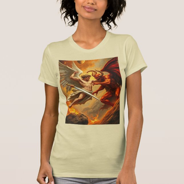 St Michael the Archangel Women's Tee (Framsida)