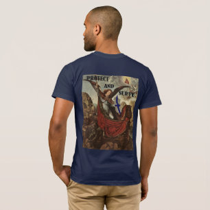 St Michael tunn blålinjenT-tröja T Shirt