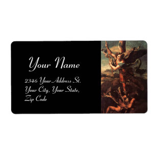 ST MICHAEL VANGUISHING SATAN FRAKTSEDEL