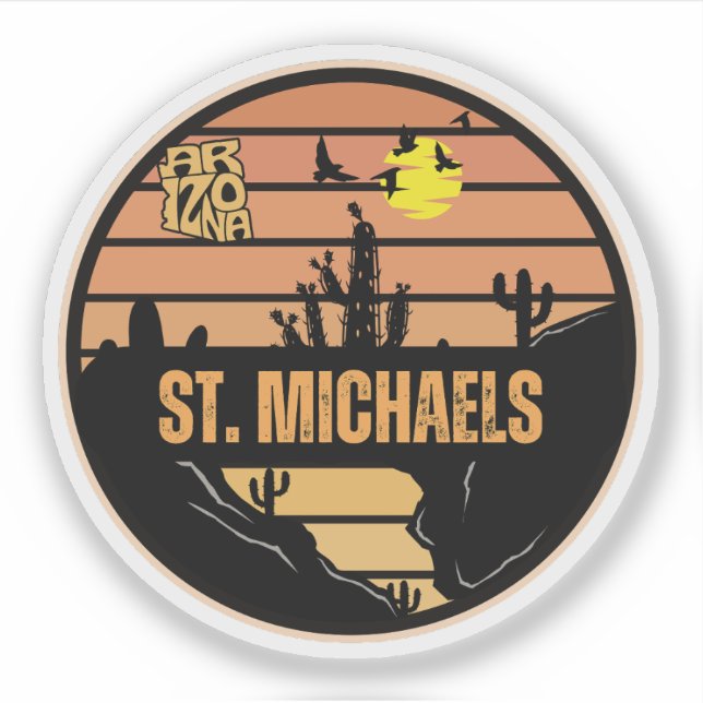 St. Michaels, Arizona Klistermärken (Framsida)