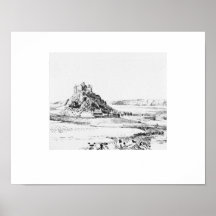 St. Michael's Mnt Cornwall Tryck, Eleanor M Hughes