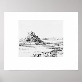 St. Michael's Mnt Cornwall Tryck, Eleanor M Hughes Poster