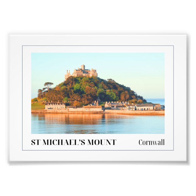 St. Michael's Mount, Cornwall Fototryck (Framsidan)