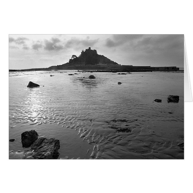 St. Michaels Mount Hälsningskort (Framsidan Horizontal)
