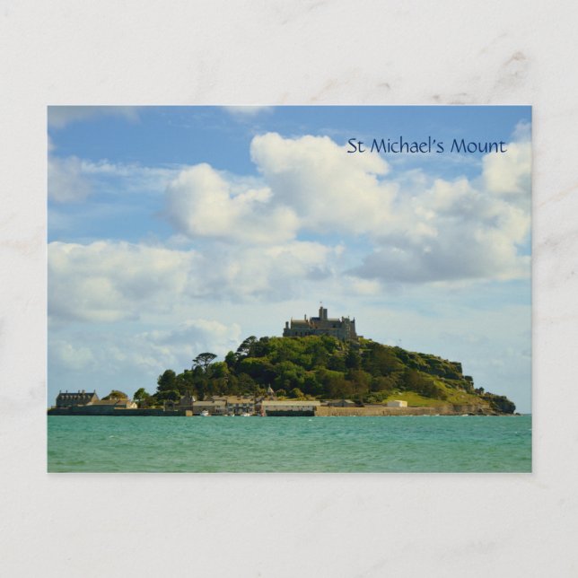 St Michael's Mount Marazion Cornwall England Vykort (Framsida)