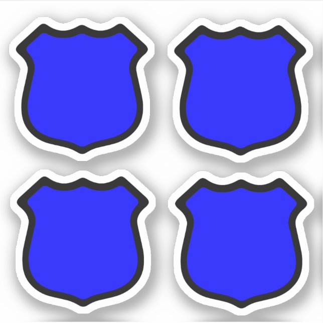 St. Michael's Shield 4-UP Klistermärken (Framsida)