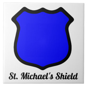 St. Michael's Shield Kakelplatta