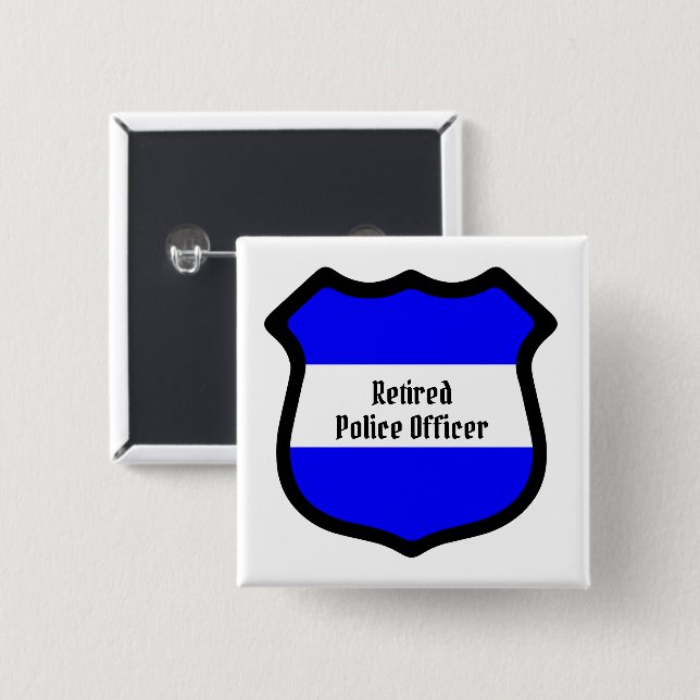 St. Michael's Shield Knapp (Framsida & baksida)