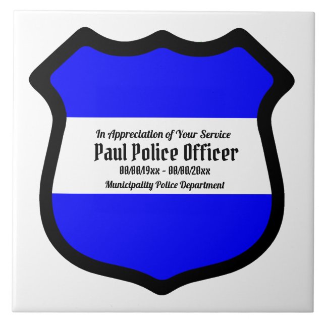 St. Michael's Shield (Stil 2) Kakelplatta (Framsidan)