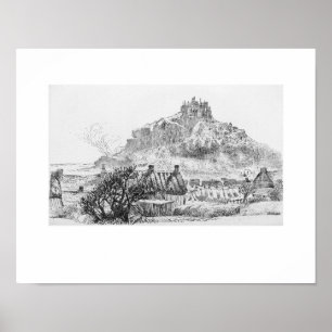St. Michael's Tåg Cornwall Eleanor Hughes Tryck
