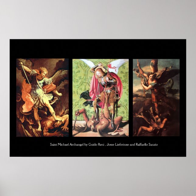 St MIKAEL ÄRKEENGELNS SAMLING Poster (Framsidan)