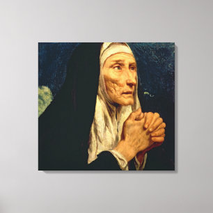 St. Monica Canvastryck