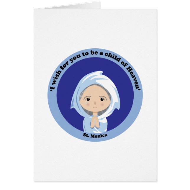 St. Monica Hälsningskort (Framsidan)