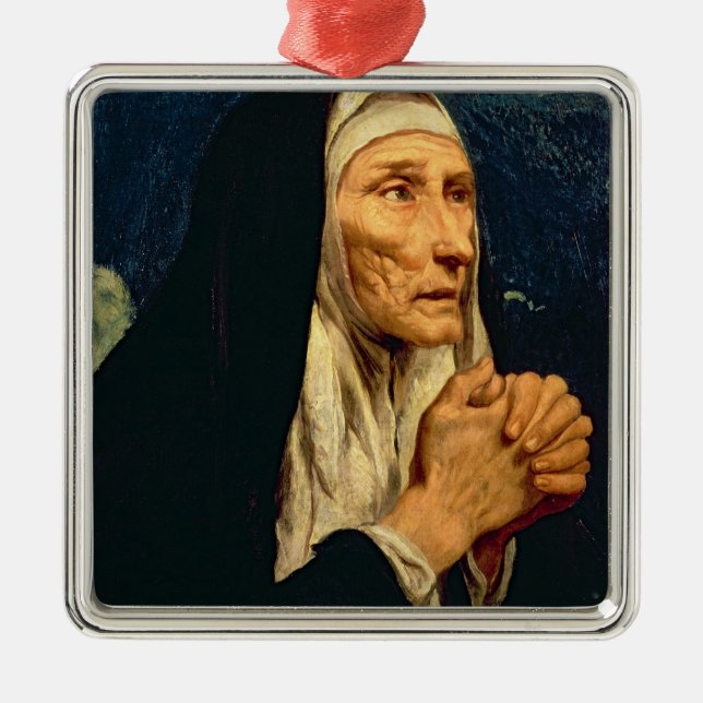 St. Monica Julgransprydnad Metall (Framsidan)