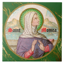 St. Monica of Tagaste (SAU 047; uppgift) Kakelplatta