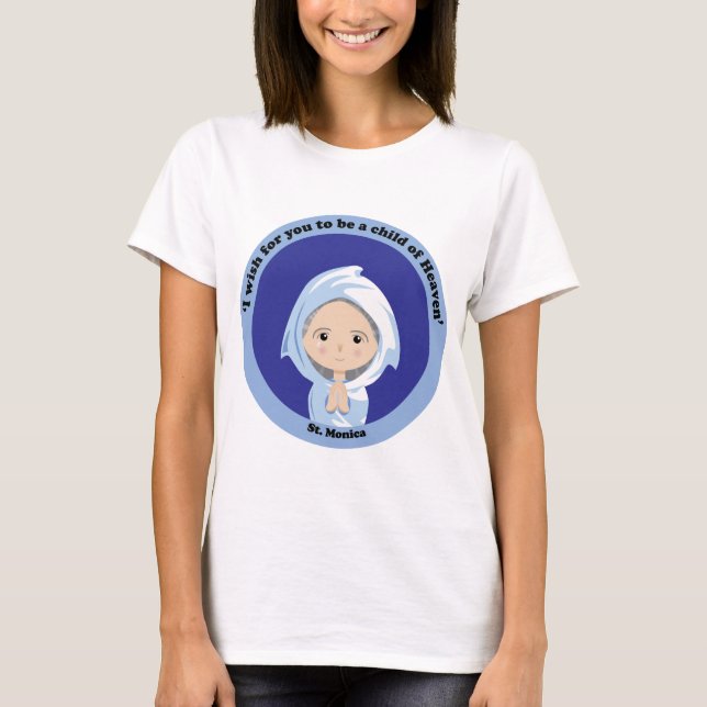 St. Monica T Shirt (Framsida)