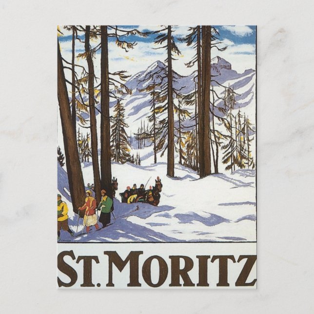 St.Moritz Vykort (Framsida)