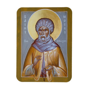 St Moses den etiopiska magneten Magnet