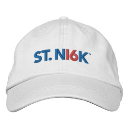 "ST. N16K-tums justerbar sockel Broderad Keps