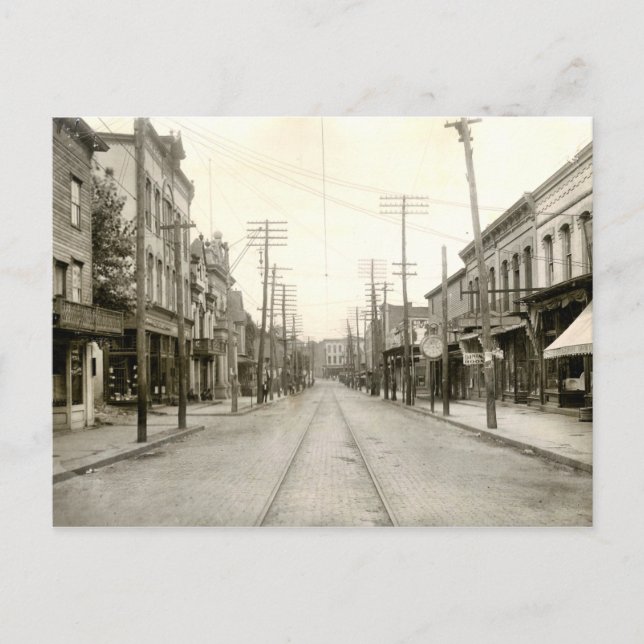 St. Nanticoke Pa. 1906 Vykort (Framsida)