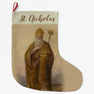 St Nicholas av den Myra biskopen Stor Julstrumpa