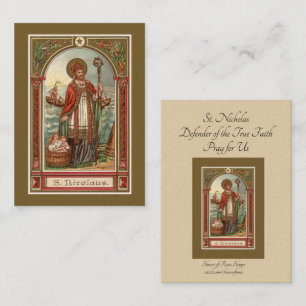 St Nicholas av kort för Myra biskopheliga