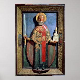 St Nicholas av Mozhaisk, Yaroslavl skolar Poster