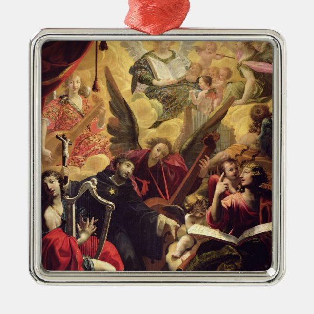 St Nicholas av Tolentino Julgransprydnad Metall (Framsidan)