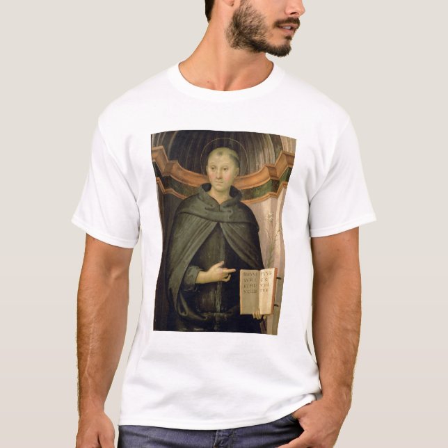 St Nicholas av Tolentino (panelen) Tee Shirt (Framsida)